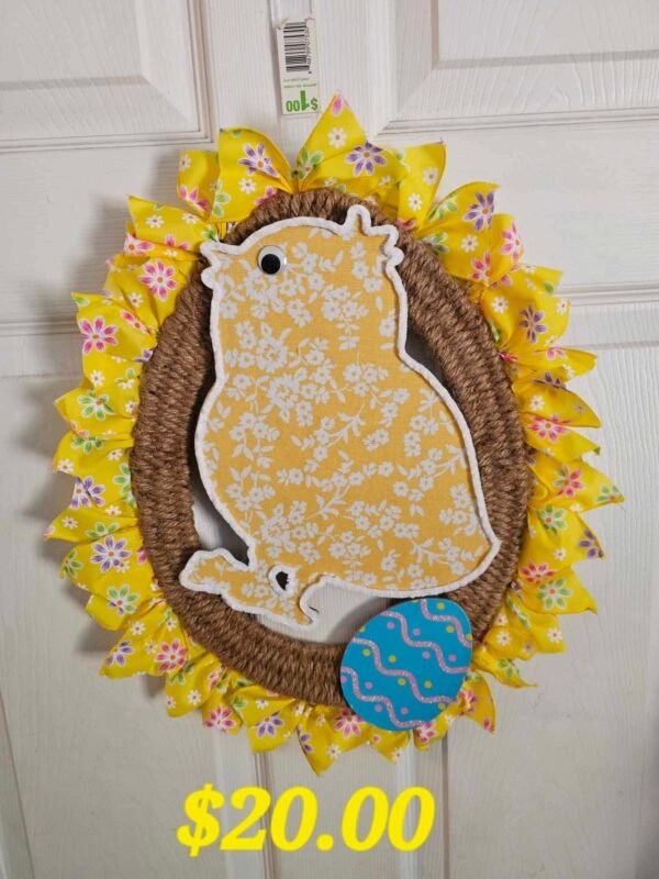 Easter Chick Wreath