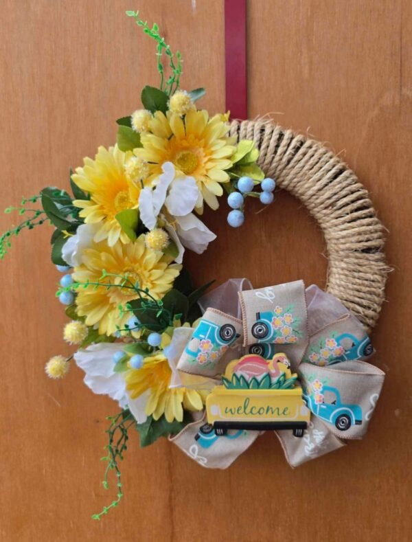 Yellow Summer Wreath